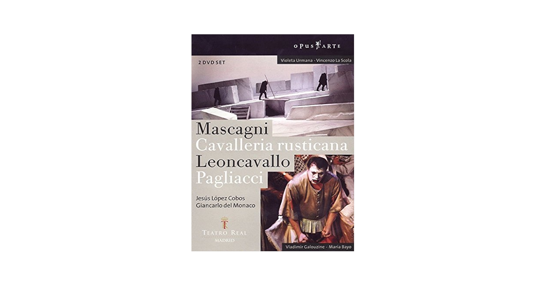(未使用･未開封品)　Cavalleria Rusticana - Leoncavallo: Pagliacci [DVD] df5ndr3 Amazon.com: Leoncavallo: Pagliacci - Mascagni: Cavalleria